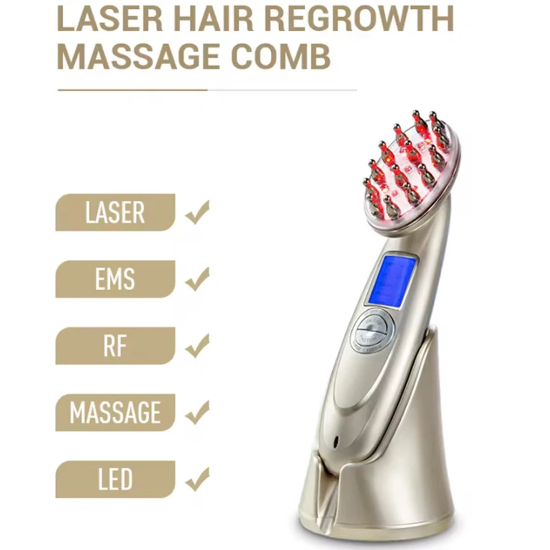 Industrial Handheld Laser - Draagbaar laser haarherstelapparaat met RF/EMS/vibratie, 3