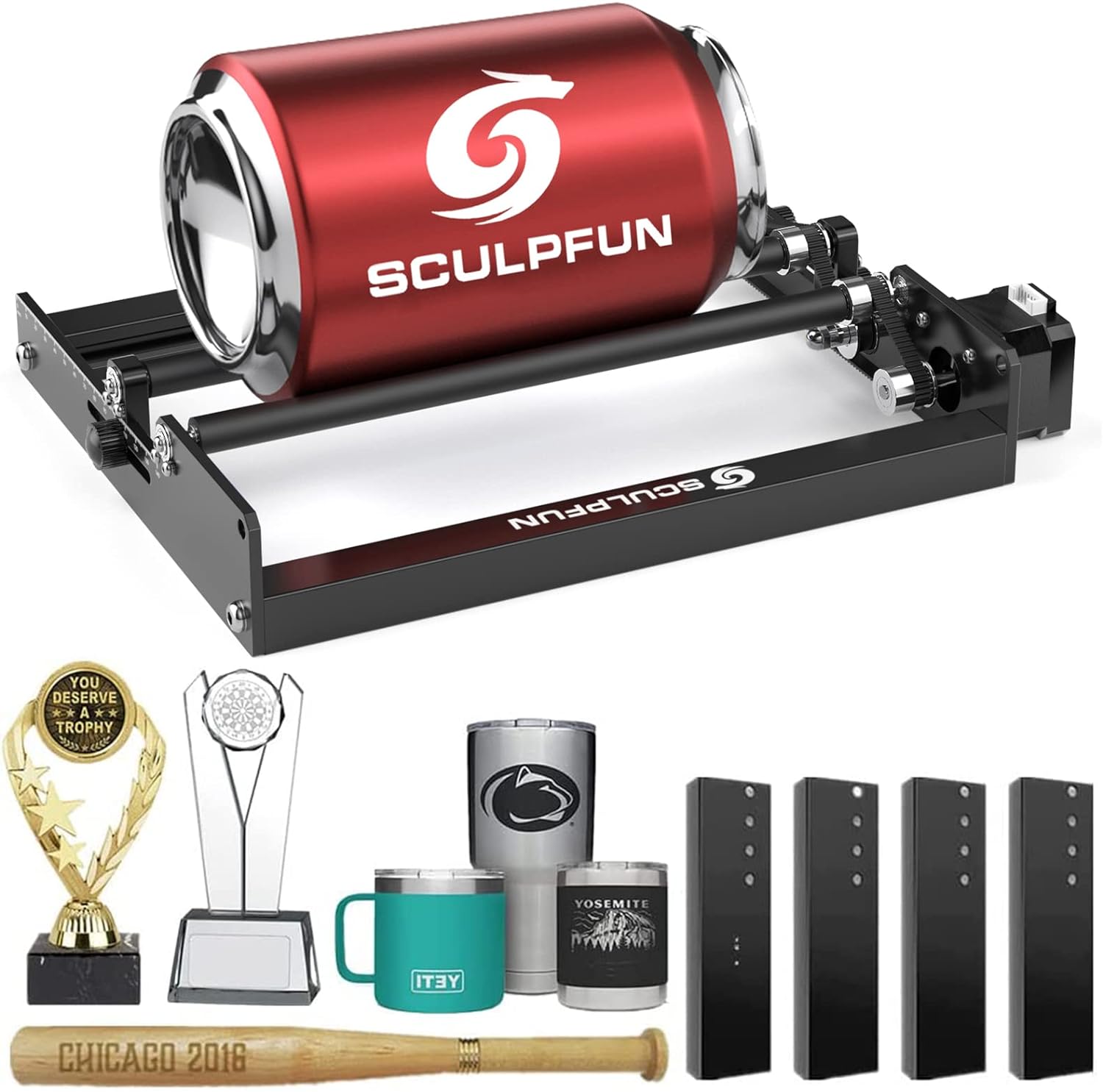 Rotary Axis Laser Engraver - SCULPFUN Laser roterende rol Lasergraveerder Y-as