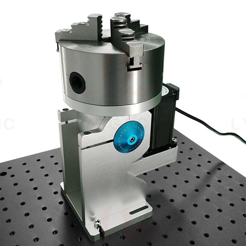 Rotary Axis Laser Engraver - 3Claws Through Hole Rotary Axis 4e