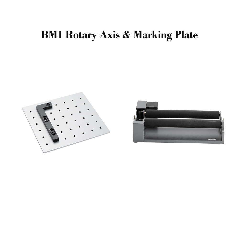 Rotary Axis Laser Engraver - Roterende asbevestiging en markeerplaat voor BM1
