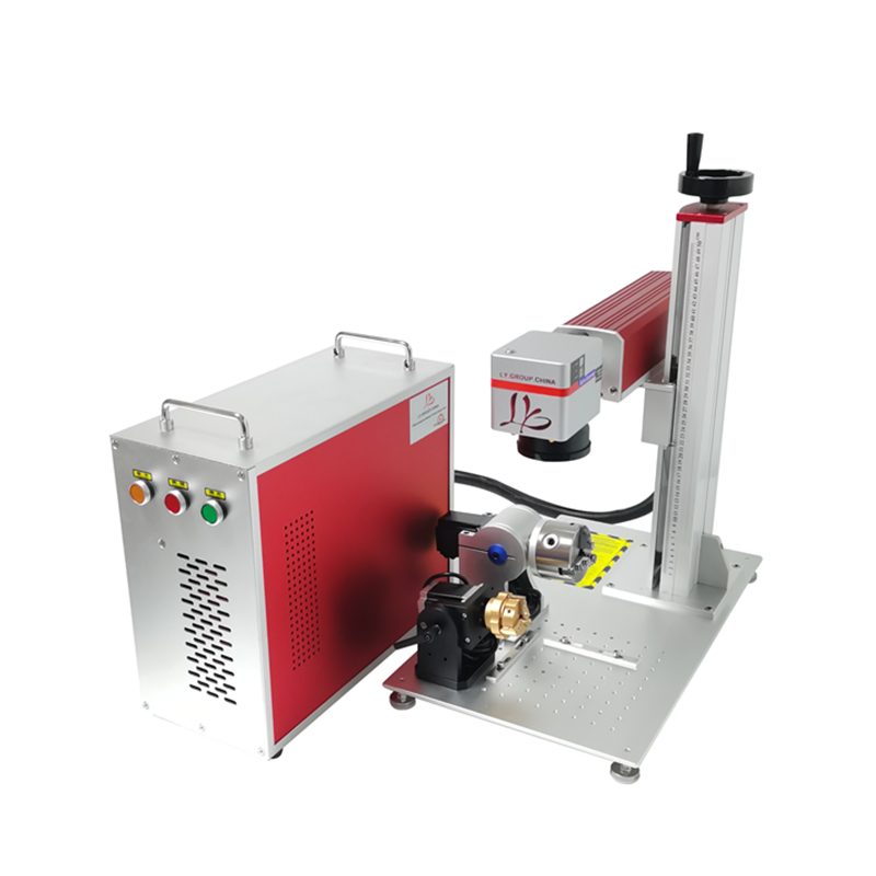 Rotary Axis Laser Engraver - 3W 5W Luchtgekoelde UV Laser-markering Machine