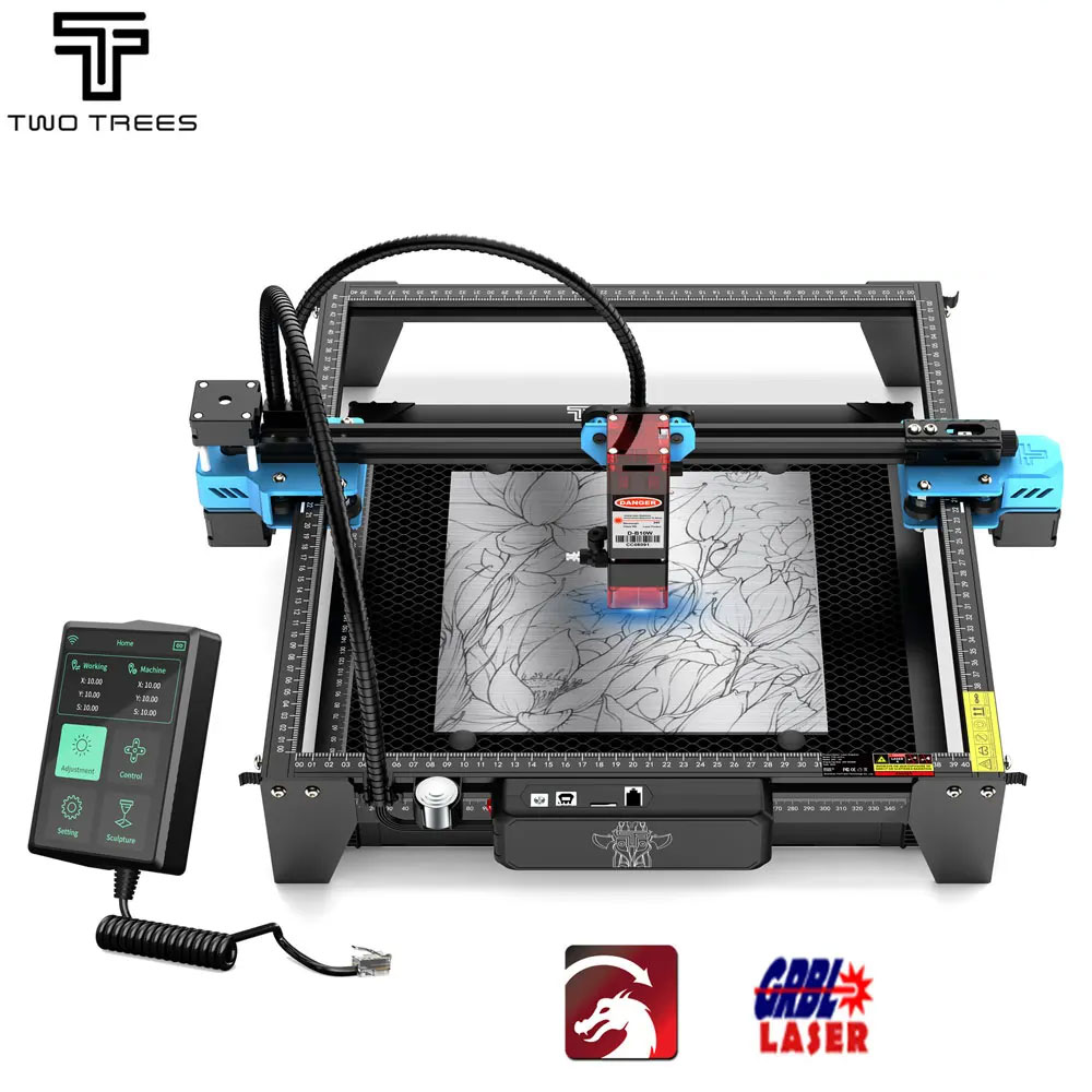 Industrial Laser Printing Machine - Twotrees TTS-10 Pro 80W lasergraveerder Voeg