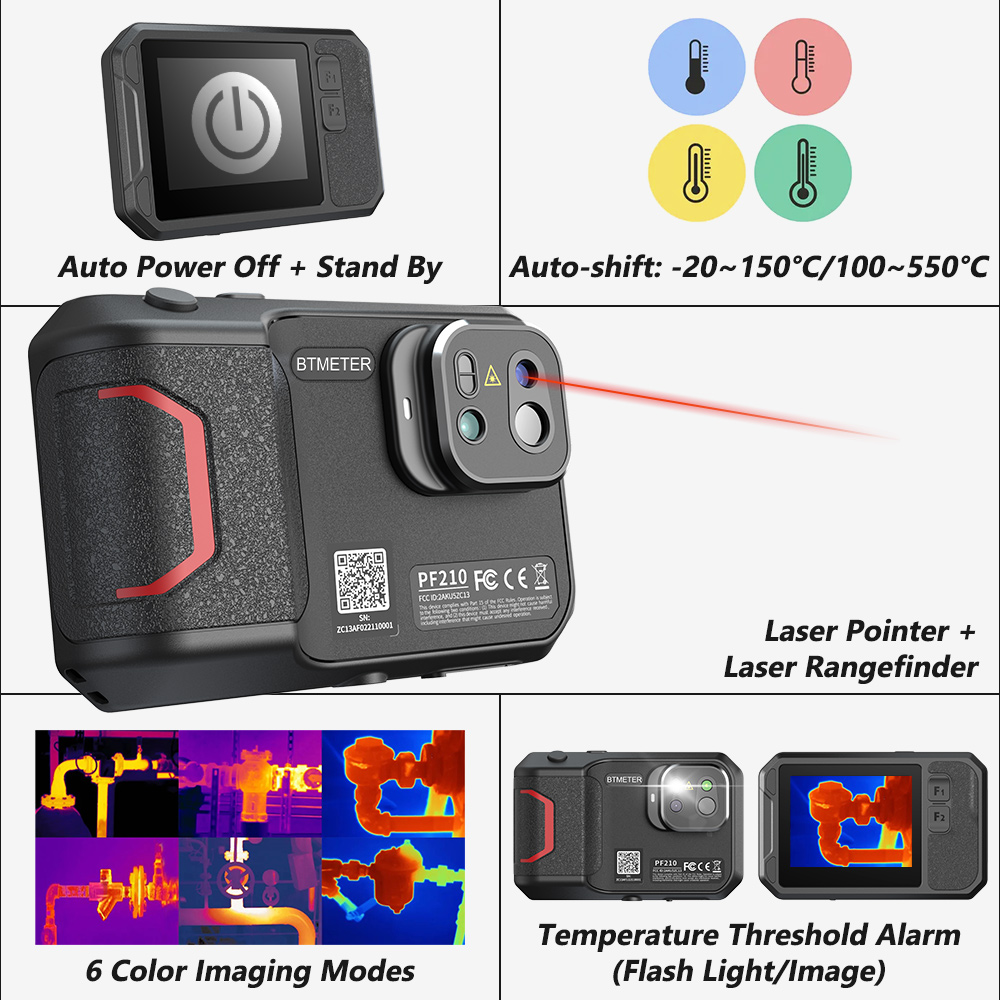 Industrial Handheld Laser - 256x192 Thermische Camera Handleiding Handheld Infraroodbeeldvormer