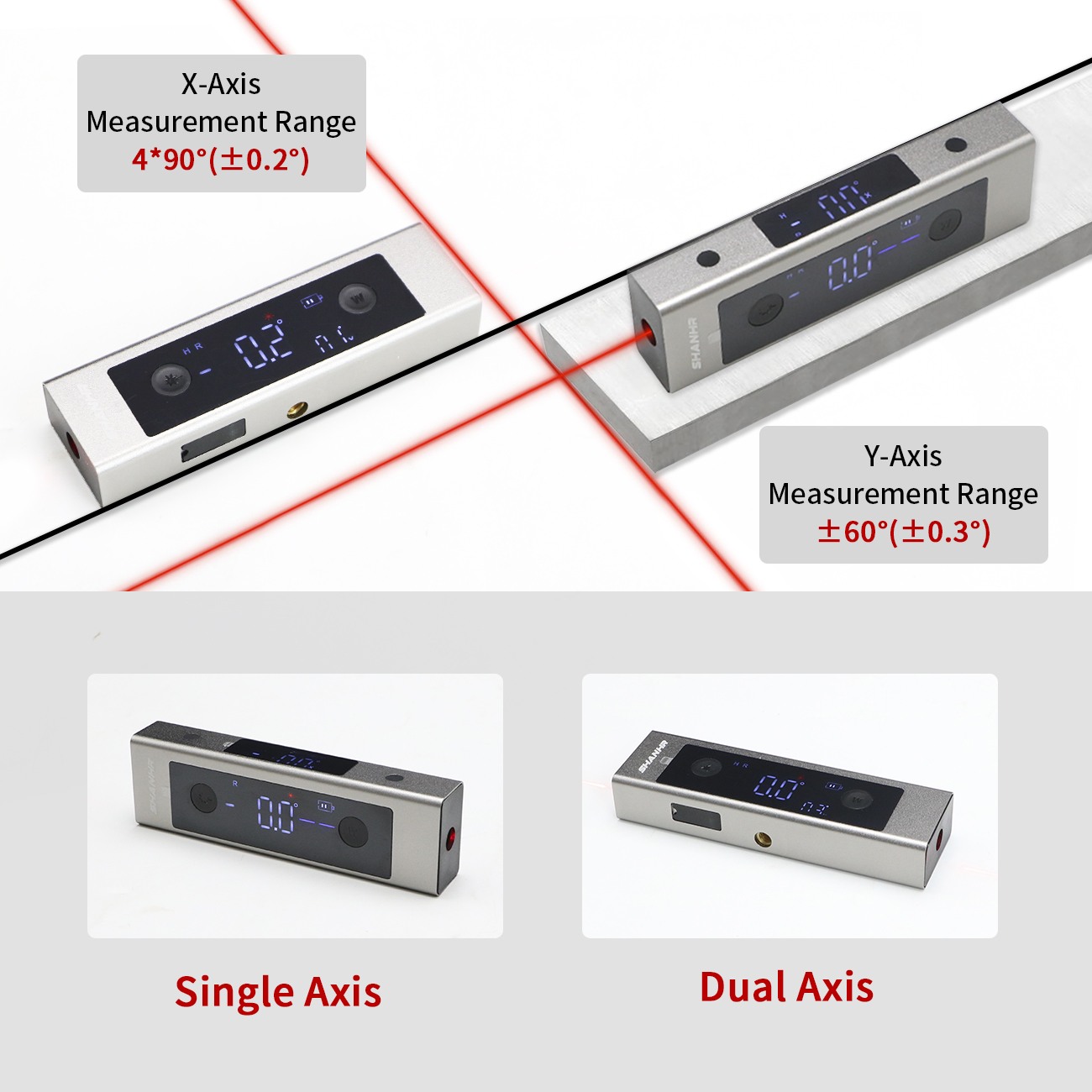 SHANHR 2-in-1 Laserwaterpas me - Industrial Laser Alignment recensie en prijs