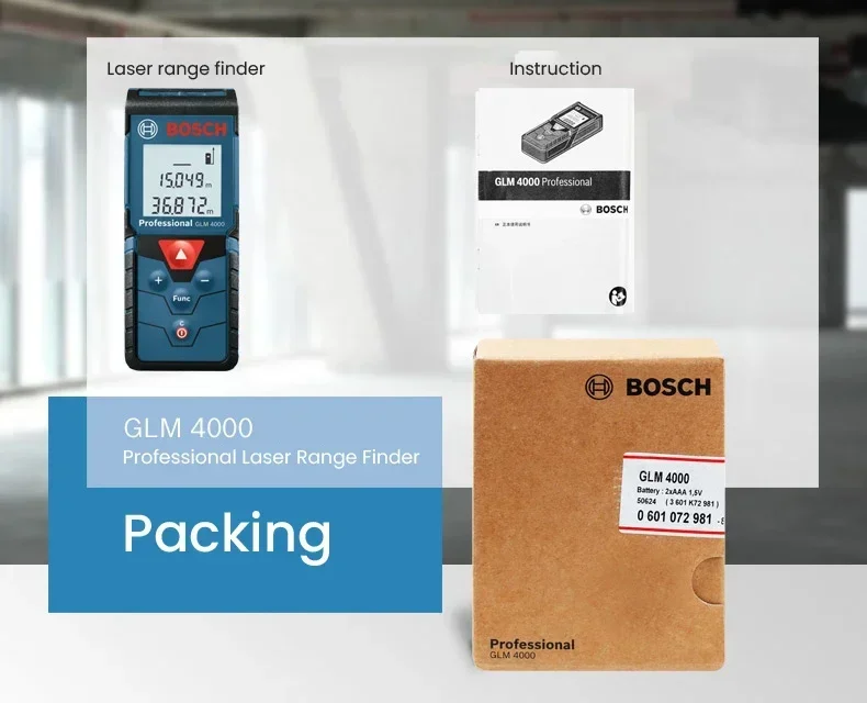 BOSCH GLM 4000 Laser Range Fin - Industrial Laser Drill recensie en prijs