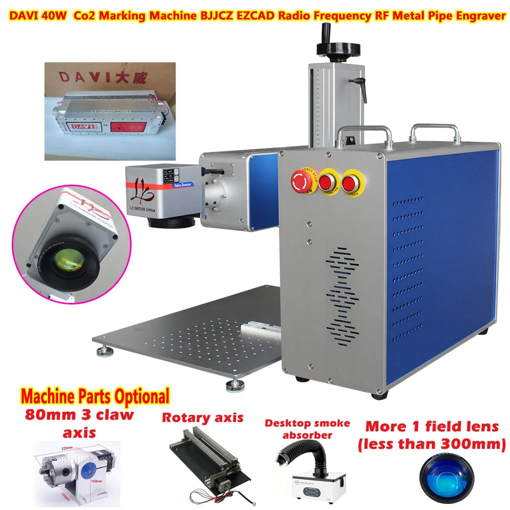 BJJCZ DAVI 40W Co2-lasermarkee - Rotary Axis Laser Engraver recensie en prijs