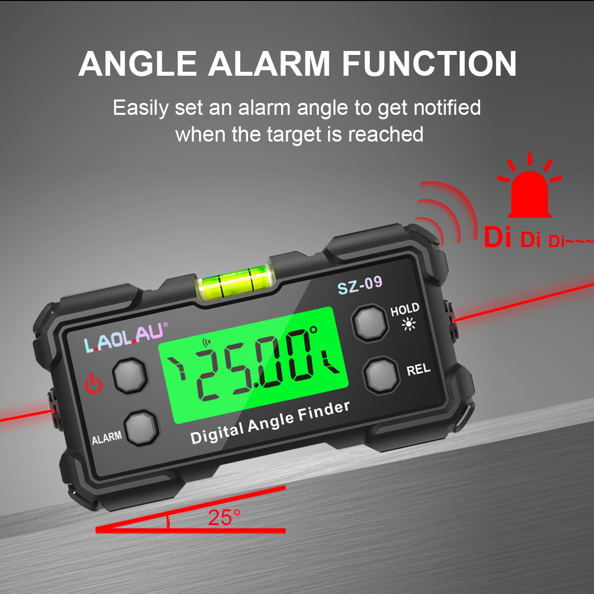 Digitale laserhoekmeter USB op - Industrial Laser Alignment recensie en prijs