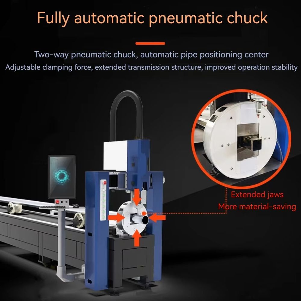 Metaalbuisvezellaser snijmachi - Industrial Laser Metal Cutting Machine recensie en prijs