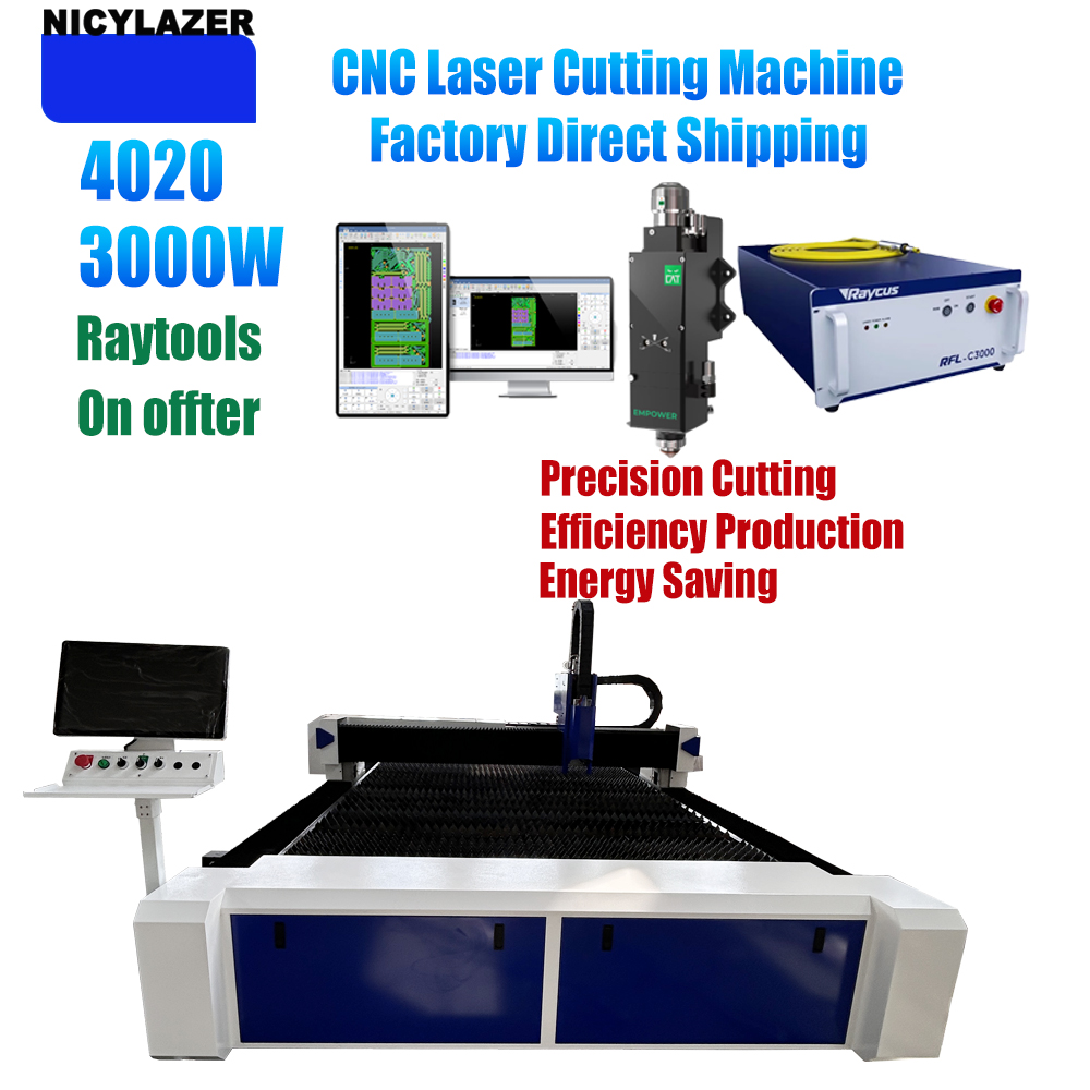 NICYLAZER CNC 3000W 4020 Fiber - Industrial Laser Metal Cutting Machine recensie en prijs