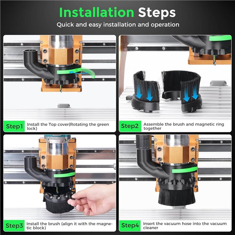 ABLJ 2 stuks 65 mm en 69 mm di - Dust Shoe Cnc recensie en prijs