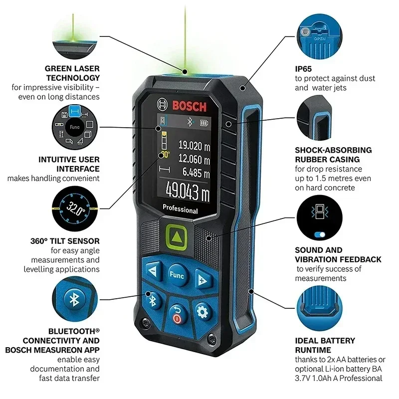 BOSCH GLM 50-27 CG Laser-afsta - Industrial Laser Drill recensie en prijs