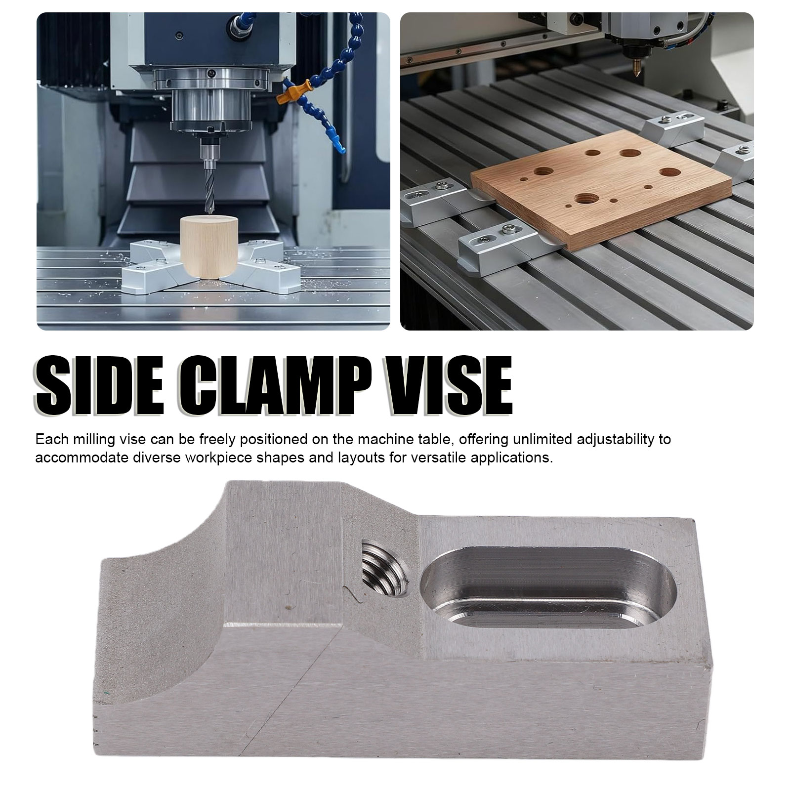 2PCS Side Clamp Vise S136H Mol - Cnc Milling Machine recensie en prijs