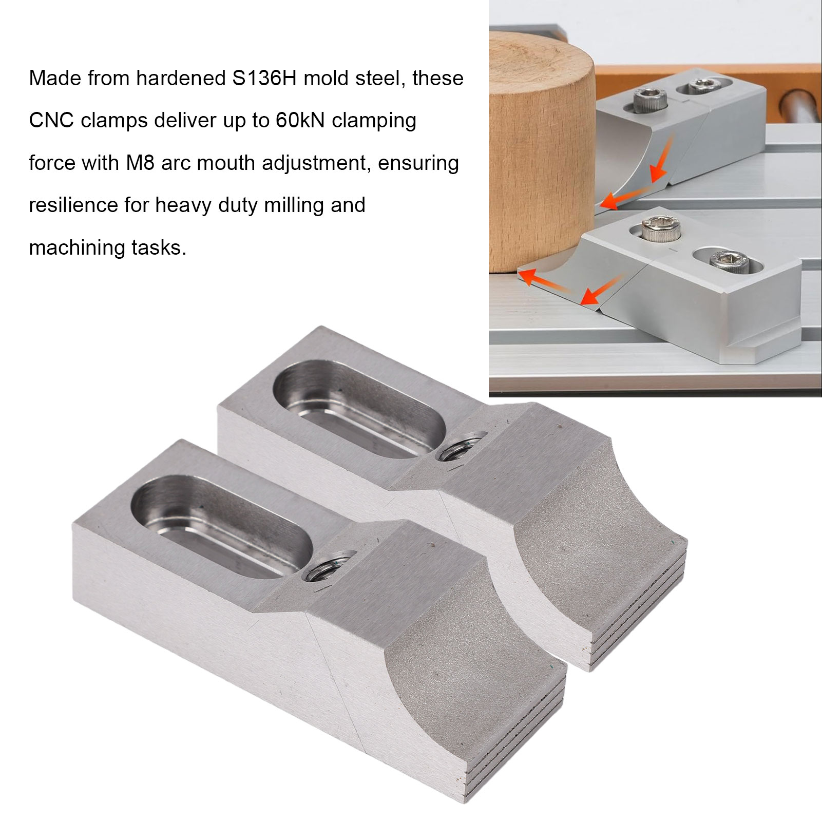 2PCS Side Clamp Vise S136H Mol - Cnc Milling Machine recensie en prijs