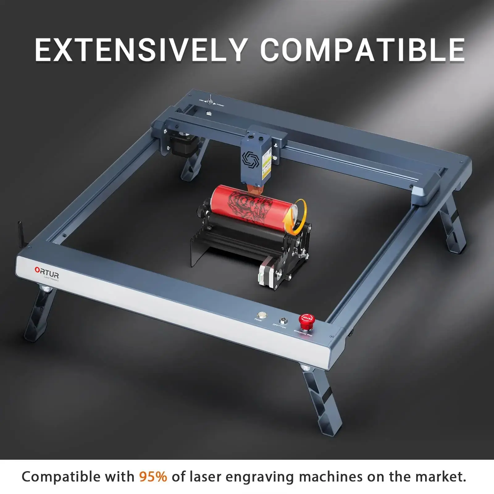 ORTUR Laser Roterende Roller G - Rotary Axis Laser Engraver recensie en prijs