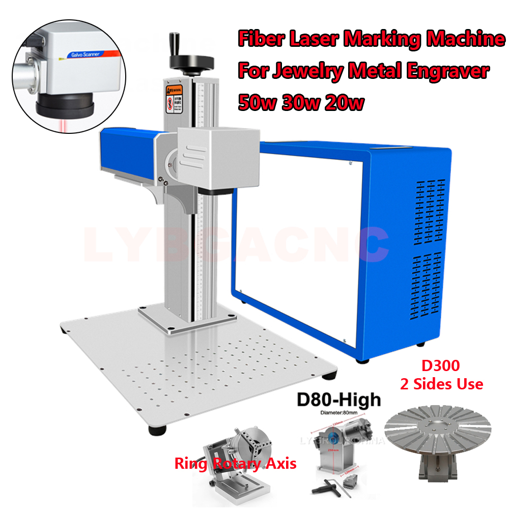 50W Fiber Laser 30W Metaalmark - Rotary Axis Laser Engraver recensie en prijs