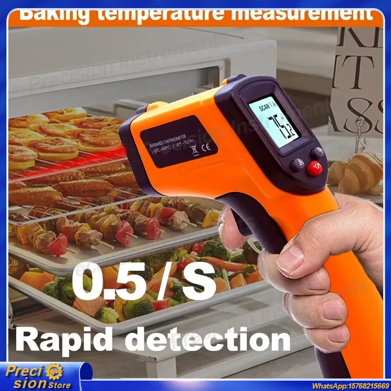 Infraroodthermometerpistool Co - Industrial Handheld Laser recensie en prijs