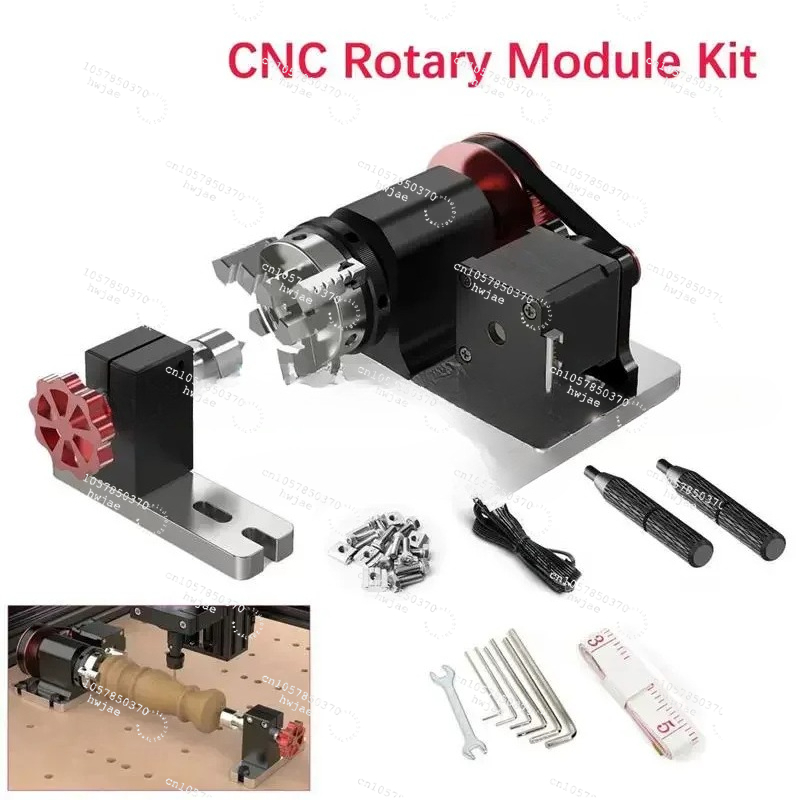 CNC 4e-as set voor TTC450 CNC  - Rotary Axis Laser Engraver recensie en prijs
